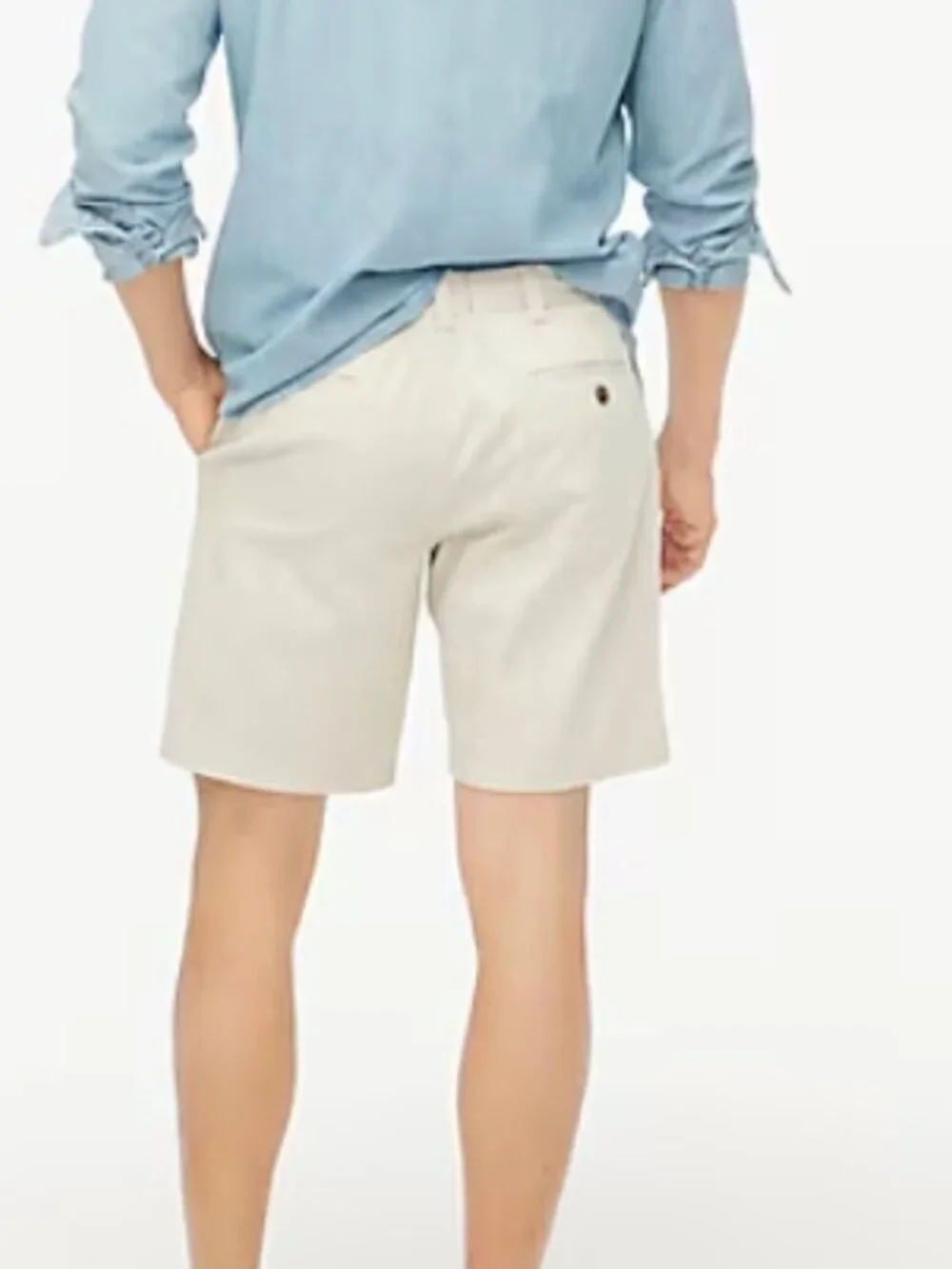 J CREW Stretch Chino Flat Front Shorts NEW